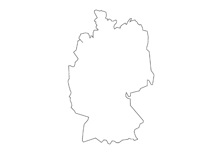 Deutschland Umriss