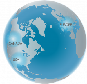 Globe USA, Canada, Europe