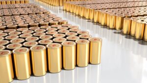 3D Darstellung Batterieproduktion